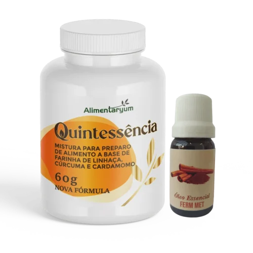 Quintessência Ferm MET Fibrativa 60g - ALIMENTARYUM