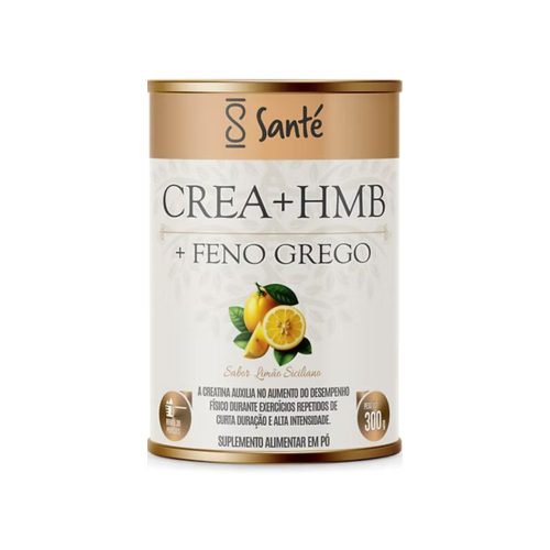 CREATINA+HMB+FENO GREGO LIMÃO SICILIANO - SANTÉ